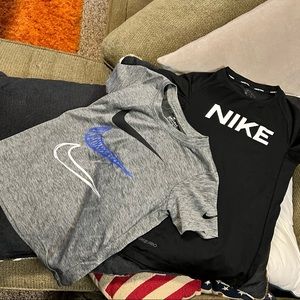 Nike Dry fit shirts size 7